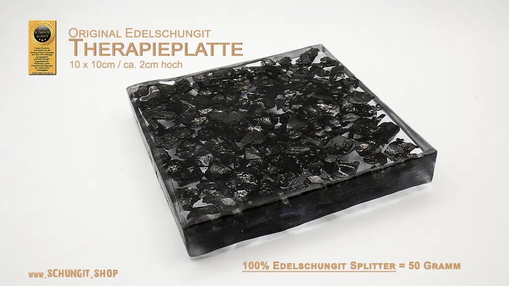 Therapieplatte Edelschungit